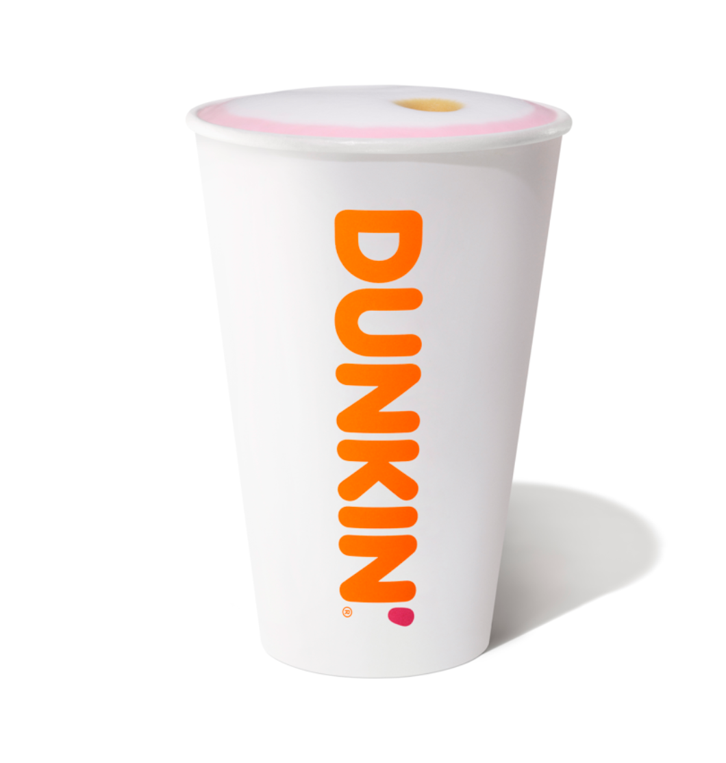 Dunkin' Donuts Valentine's Day 2023 Cups #DoritosTriangleTryout
