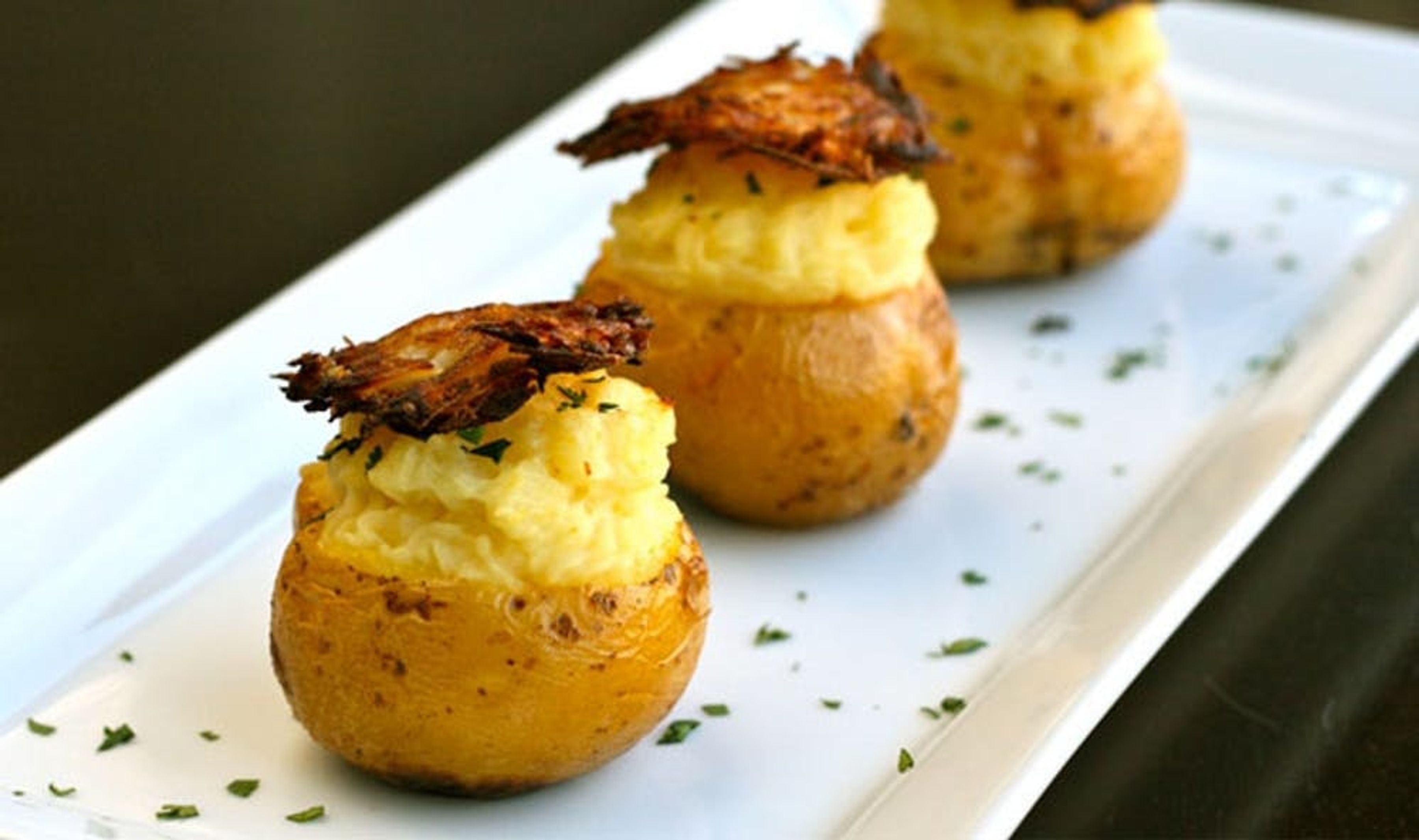 Mini Twice Baked Potatoes - Culinary Hill
