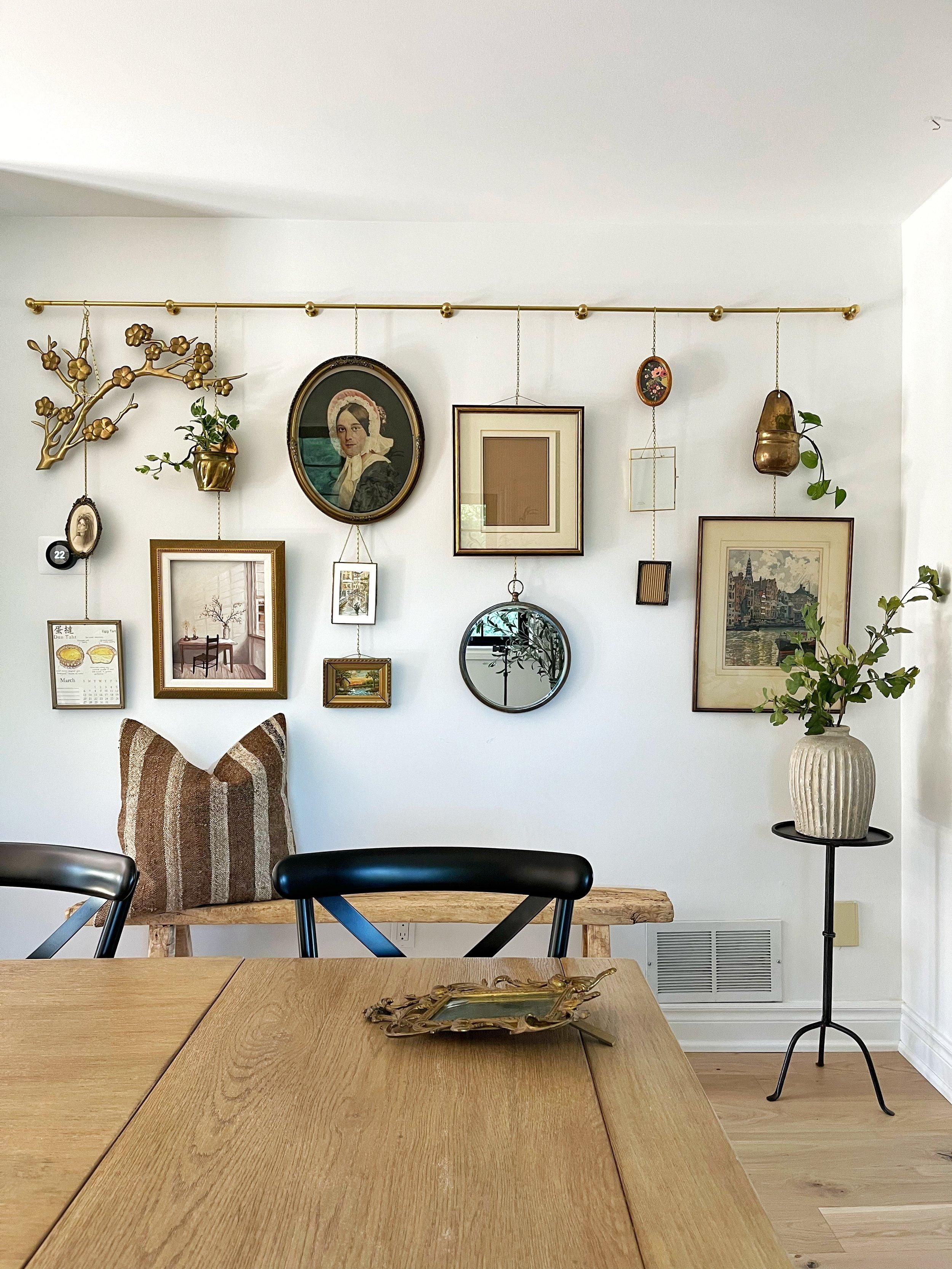 10 Unique Wall Art Display Ideas That Aren't Another Gallery Wall