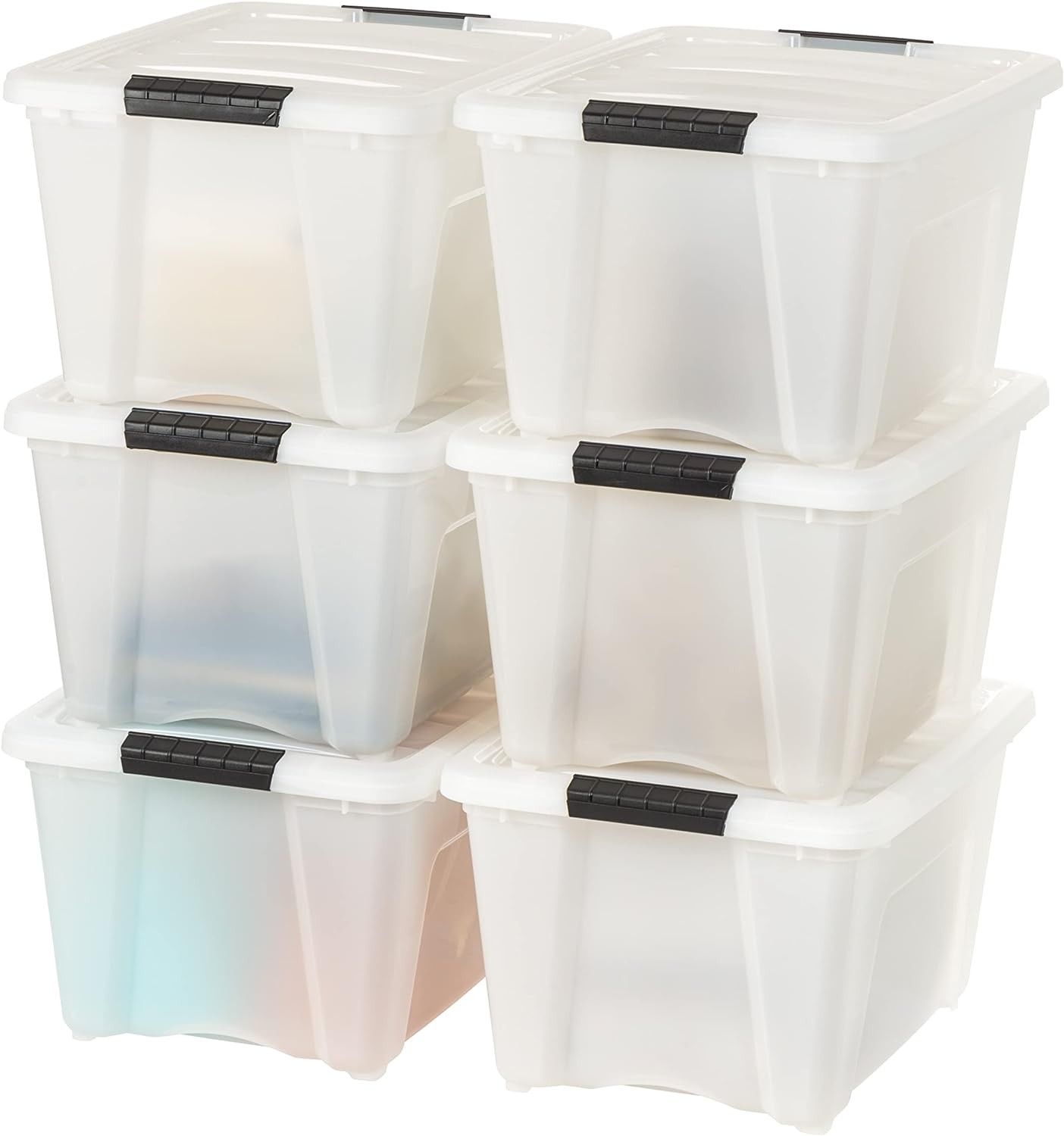 Clear Plastic Jars and Ribbed Caps for Storing and Organizing Nuts