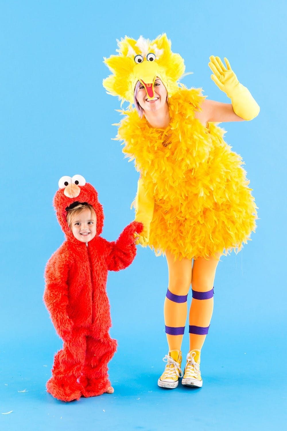 Head to Sesame Street in This Mommy and Me Halloween Costume - Brit + Co