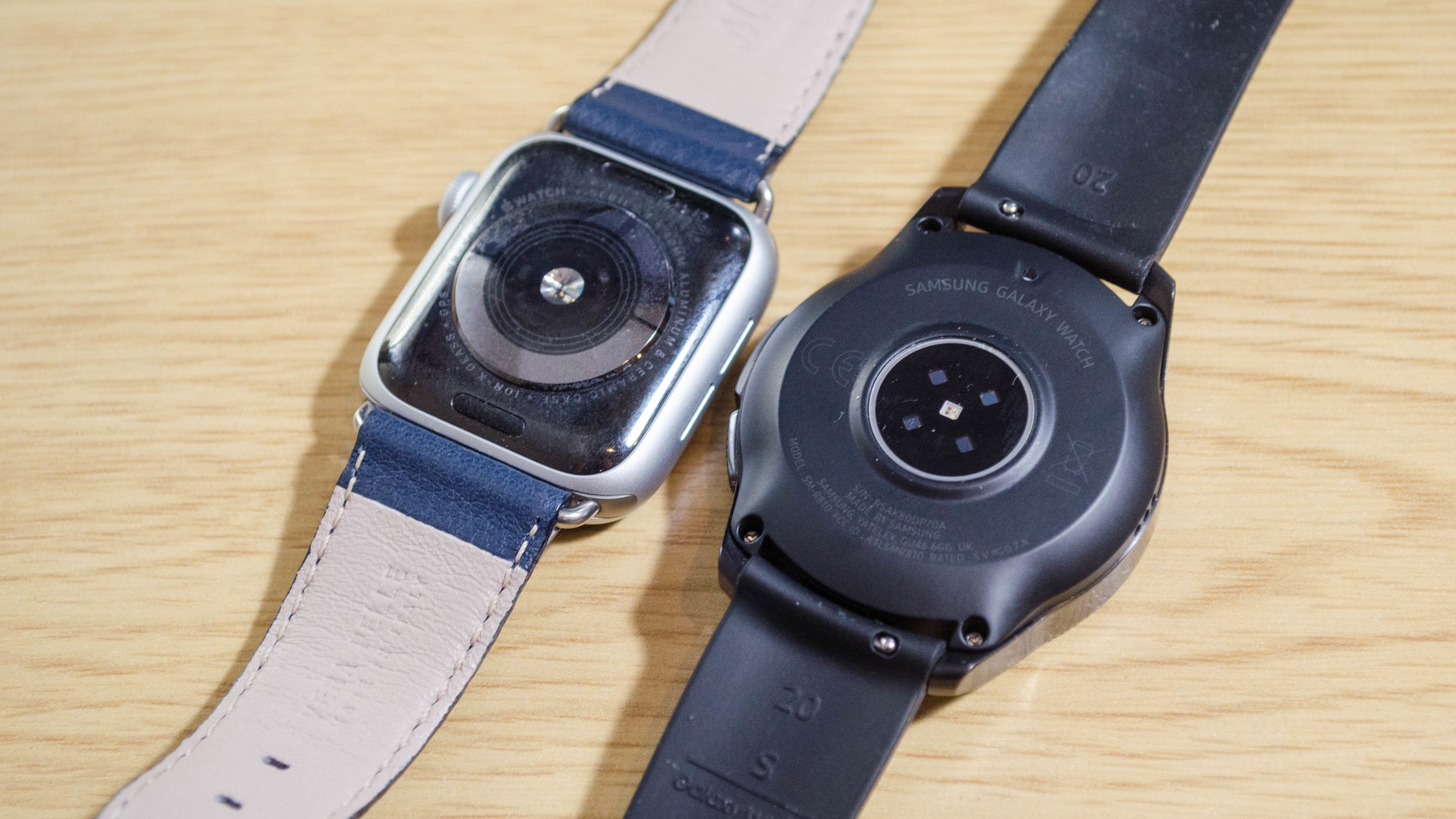 Galaxy watch 42mm on sale vs apple watch 4