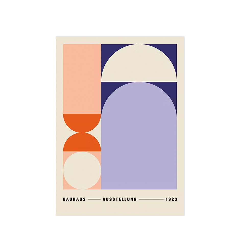 Bauhaus Art School 1923 Architecture Poster