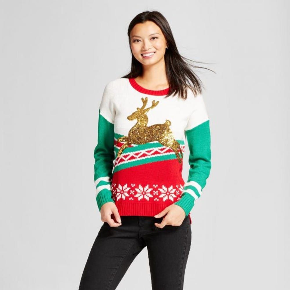 Llama christmas shop sweater target