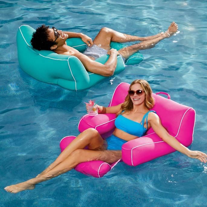 Non inflatable best sale pool chairs