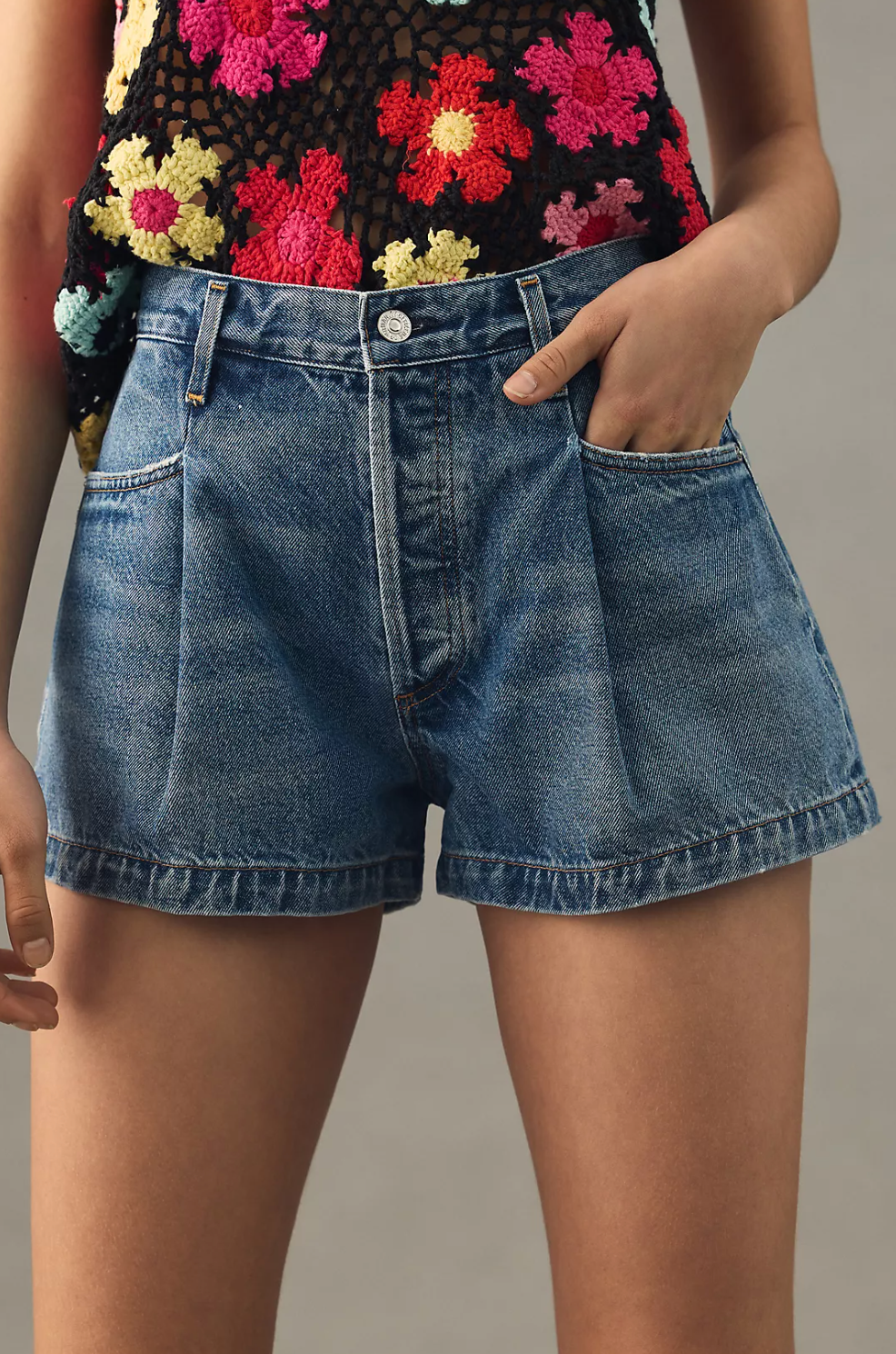 22 Of The Best High-Waisted Denim Shorts For Summertime - Brit + Co