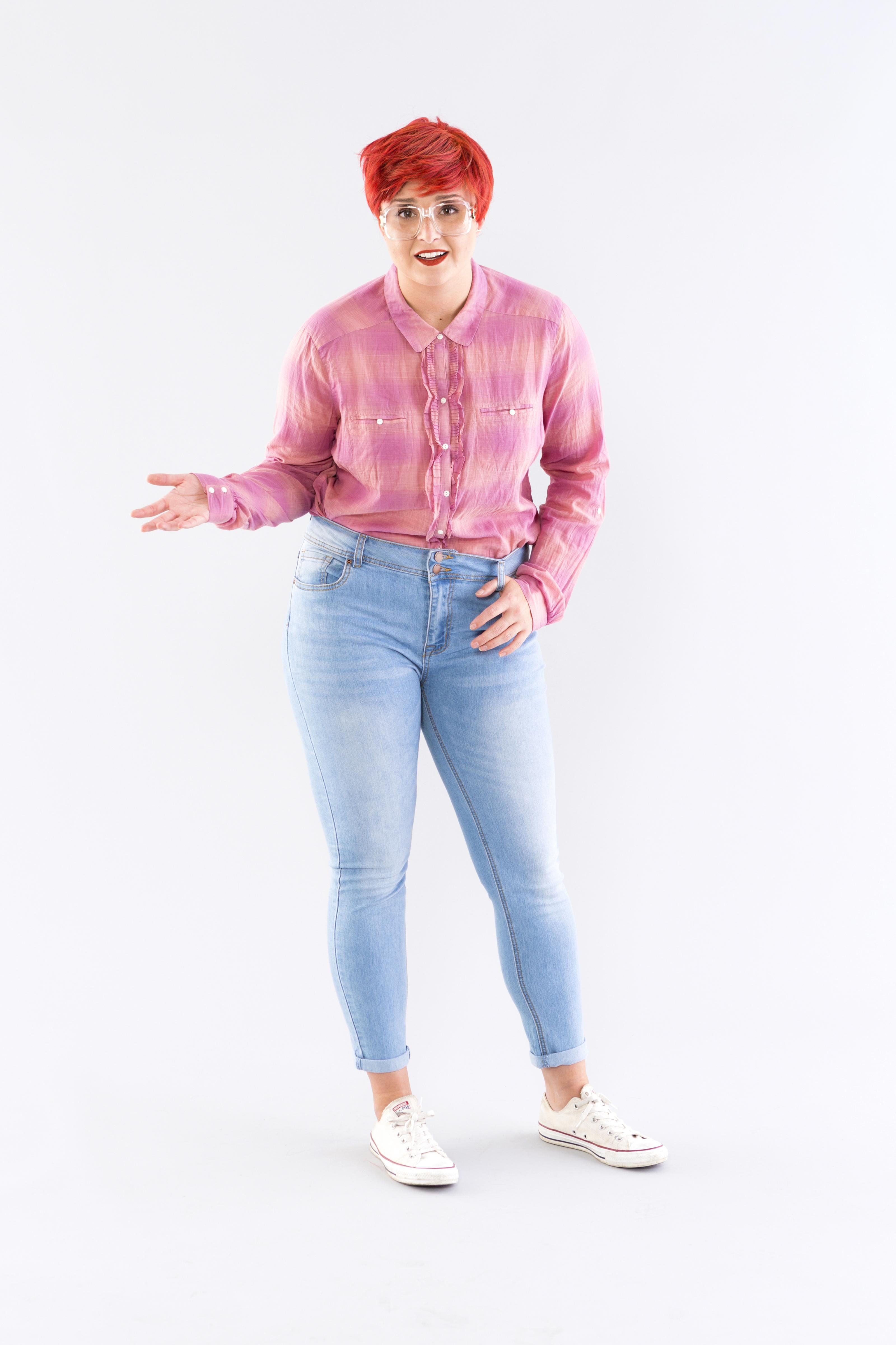 Adult Ruffle Barb Shirt - Stranger Things