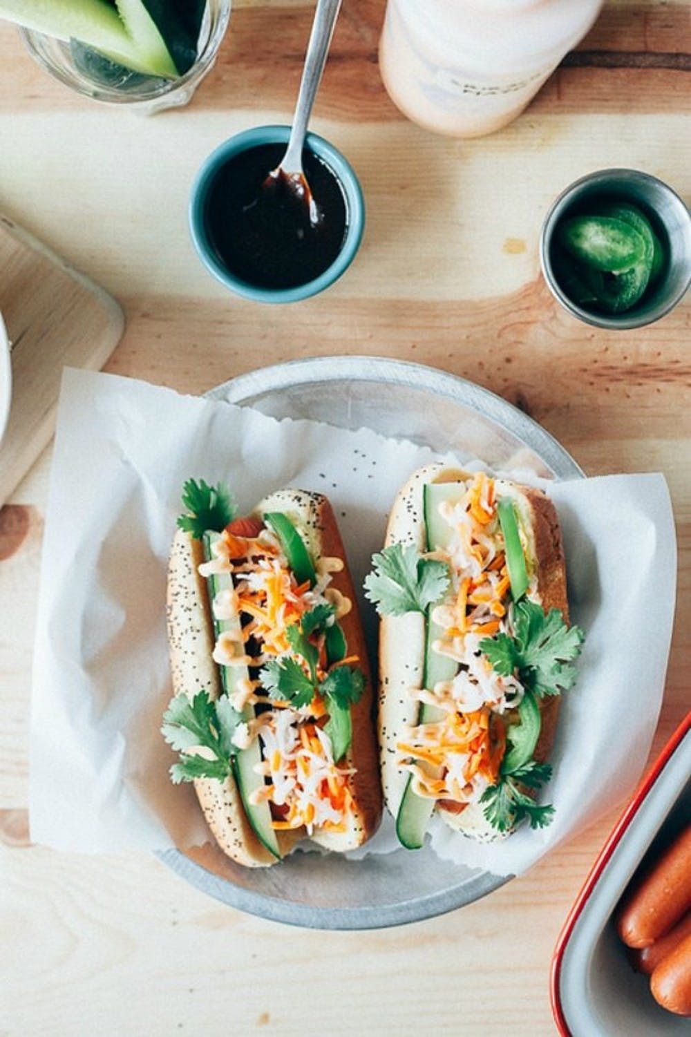 Gourmet Hot Dog Recipes for Mediterranean Inspired Hot Dogs