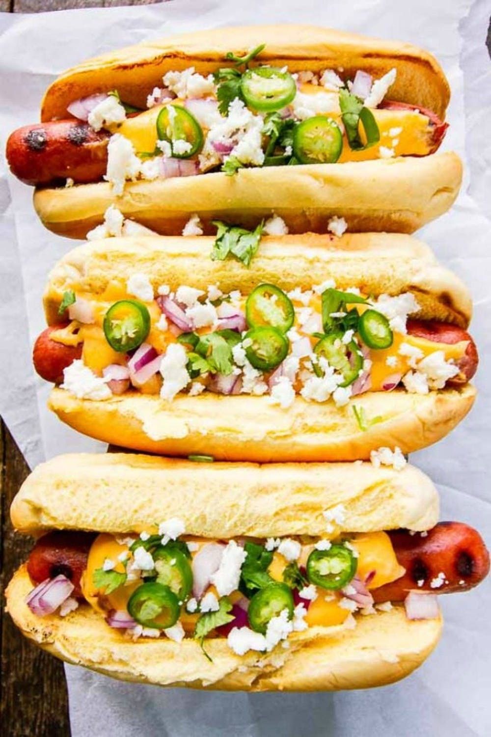 17 Gourmet Hot Dog Recipes w/ Fun Toppings for Your Next Party - Sip Bite Go