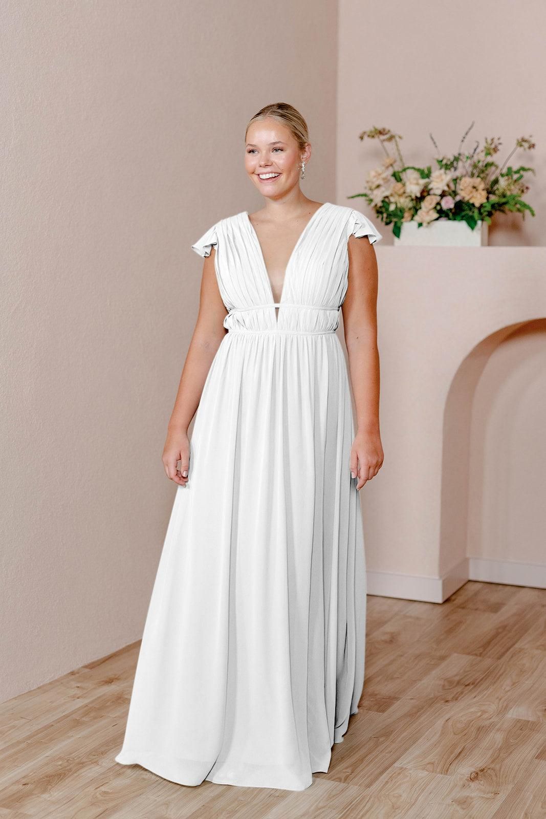 Plus Size Grecian Style Wedding Dresses