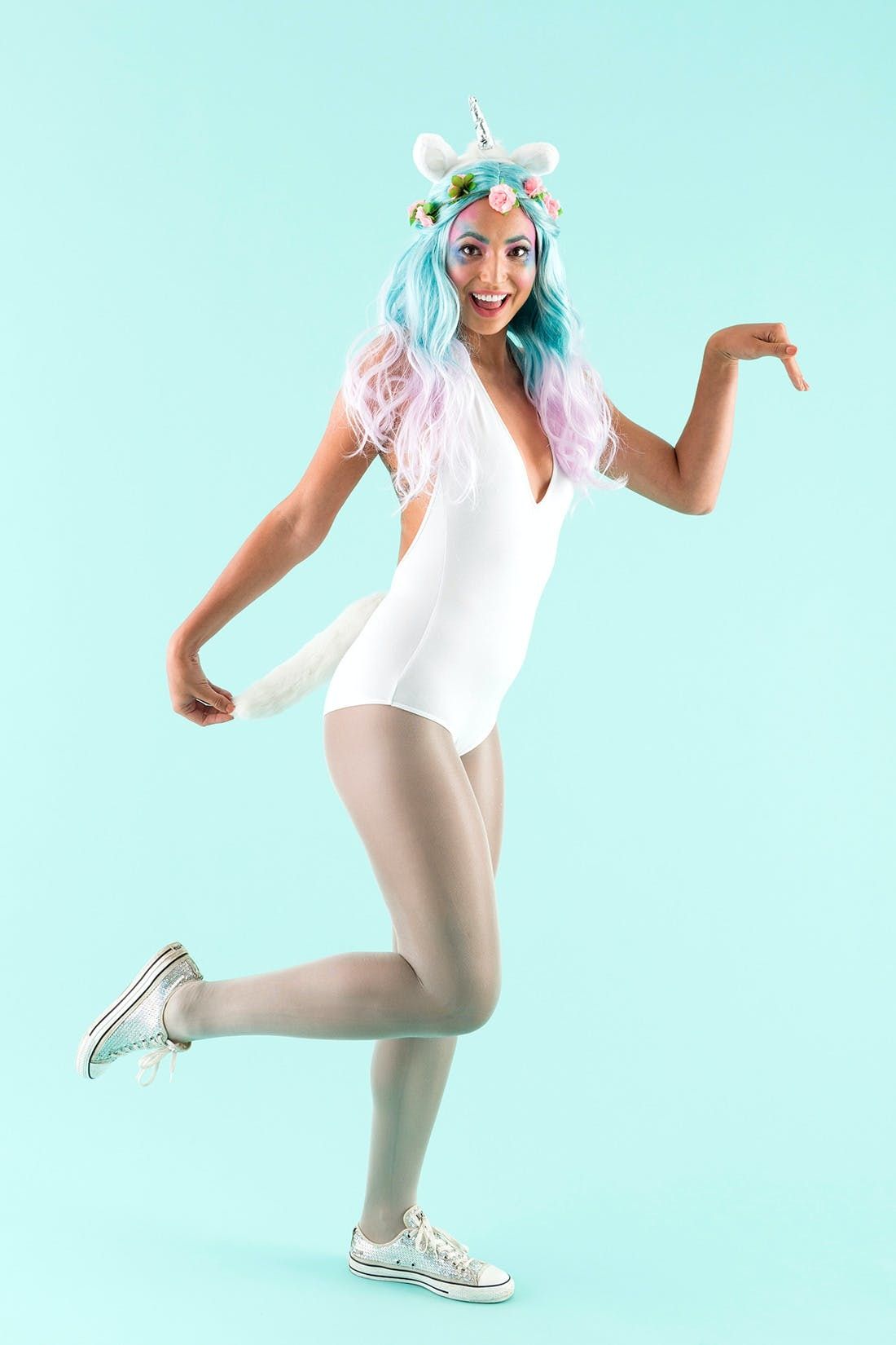 Fulfill Your Magical Dreams With This DIY Unicorn Costume Brit Co