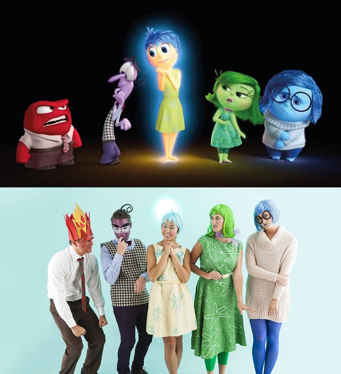 How to Make Inside Out Characters for an Epic Group Halloween Costume -  Brit + Co