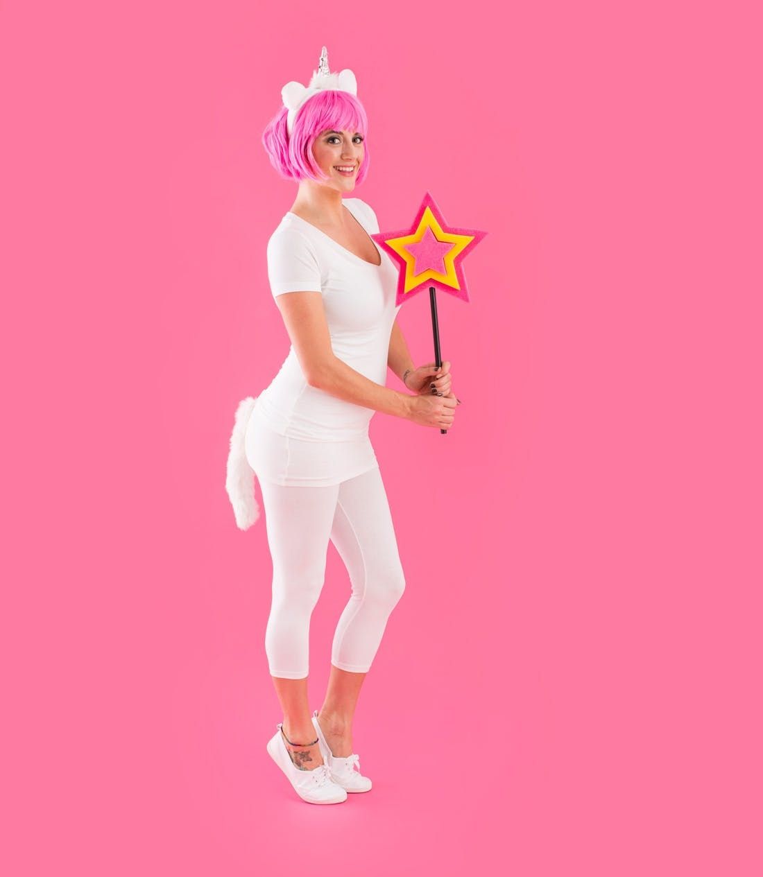 Pink wig 2024 costume ideas