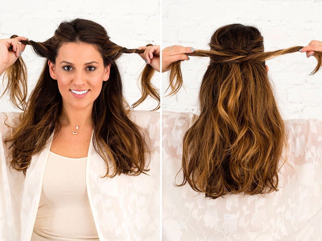 Crisscross Ponytail - A Beautiful Mess