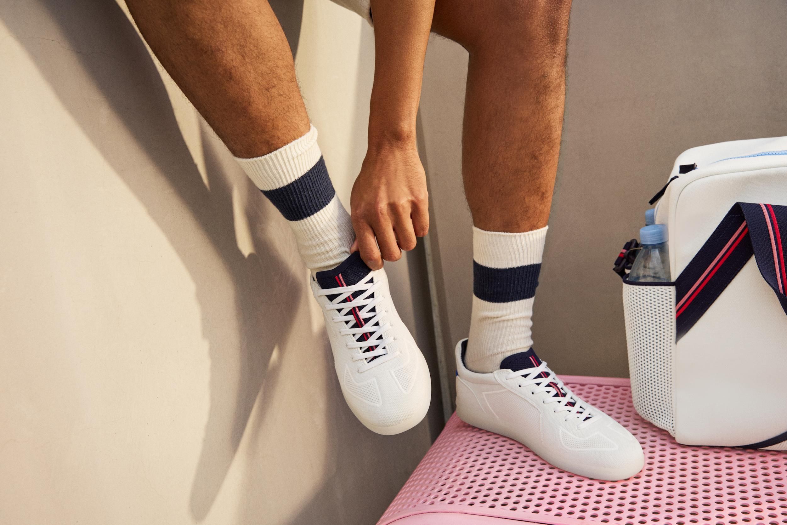 All the love for Rothy s tennis gear made with Evian bottles