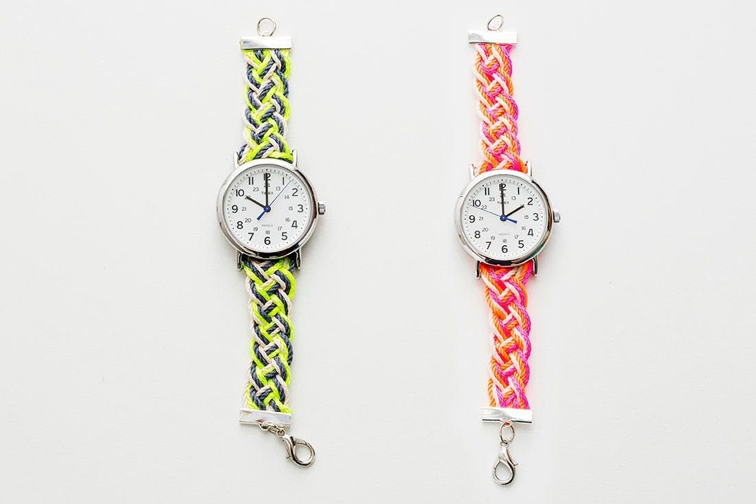 Wrapped Up In Rainbows: Guest Post - DIY Braided Watch Strap