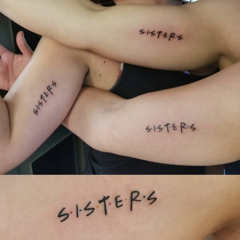 105 Cute Sister Tattoos To Celebrate Your Special Bond | Tattoos for  daughters, Matching sister tattoos, Sister heart tattoos