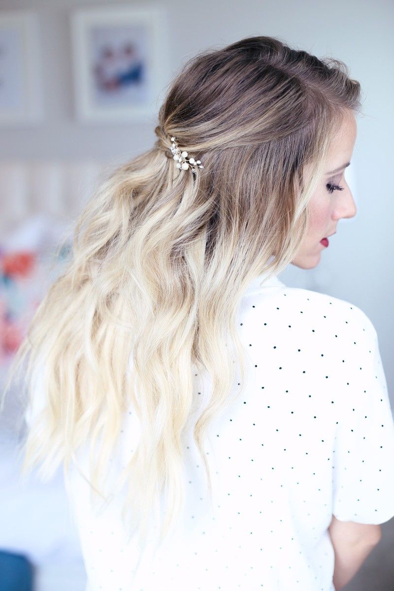 This Supereasy Half-Up Braided Hairstyle Is Perfect for Spring