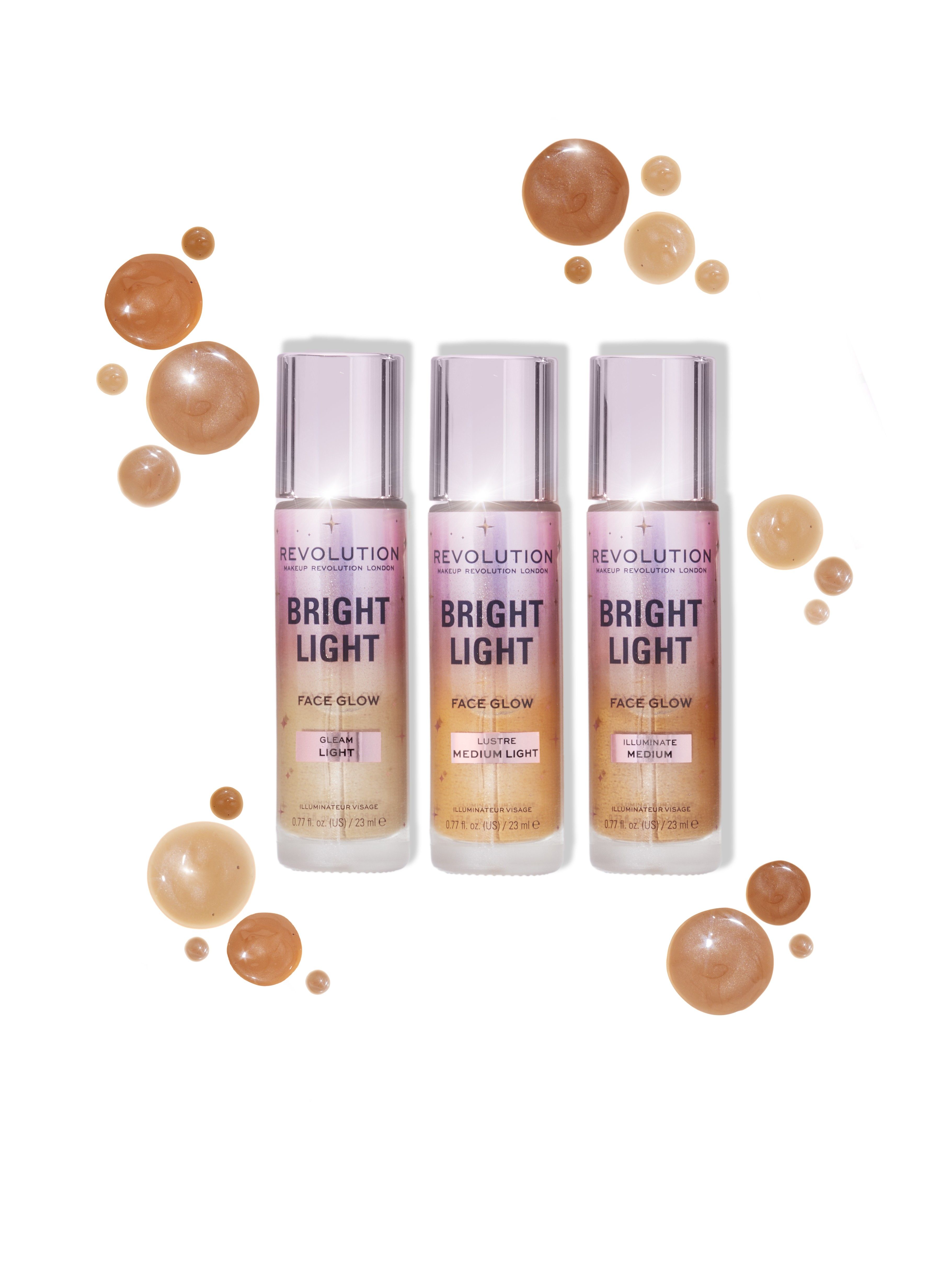 NEW MAKEUP REVOLUTION BRIGHT LIGHT FACE GLOW FOUNDATION Review *I