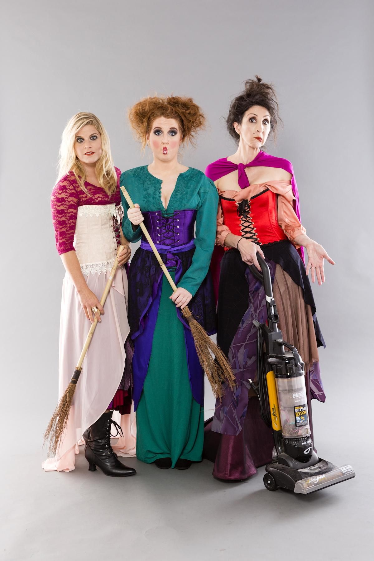 Sanderson Sisters Princess Cosply Halloween Witches Girl Hocus Pocus  Sanderson SistersWinnie Sarah Mary Dress 