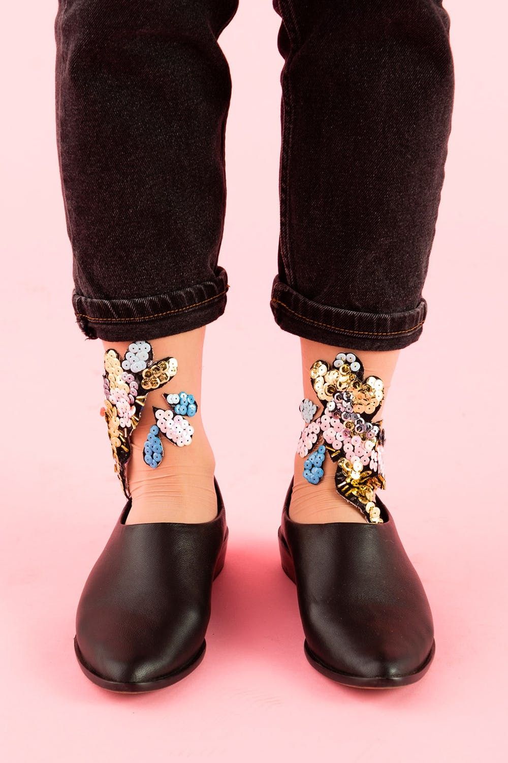 How to Make and Rock the Fanciest Pair of Socks Ever - Brit + Co