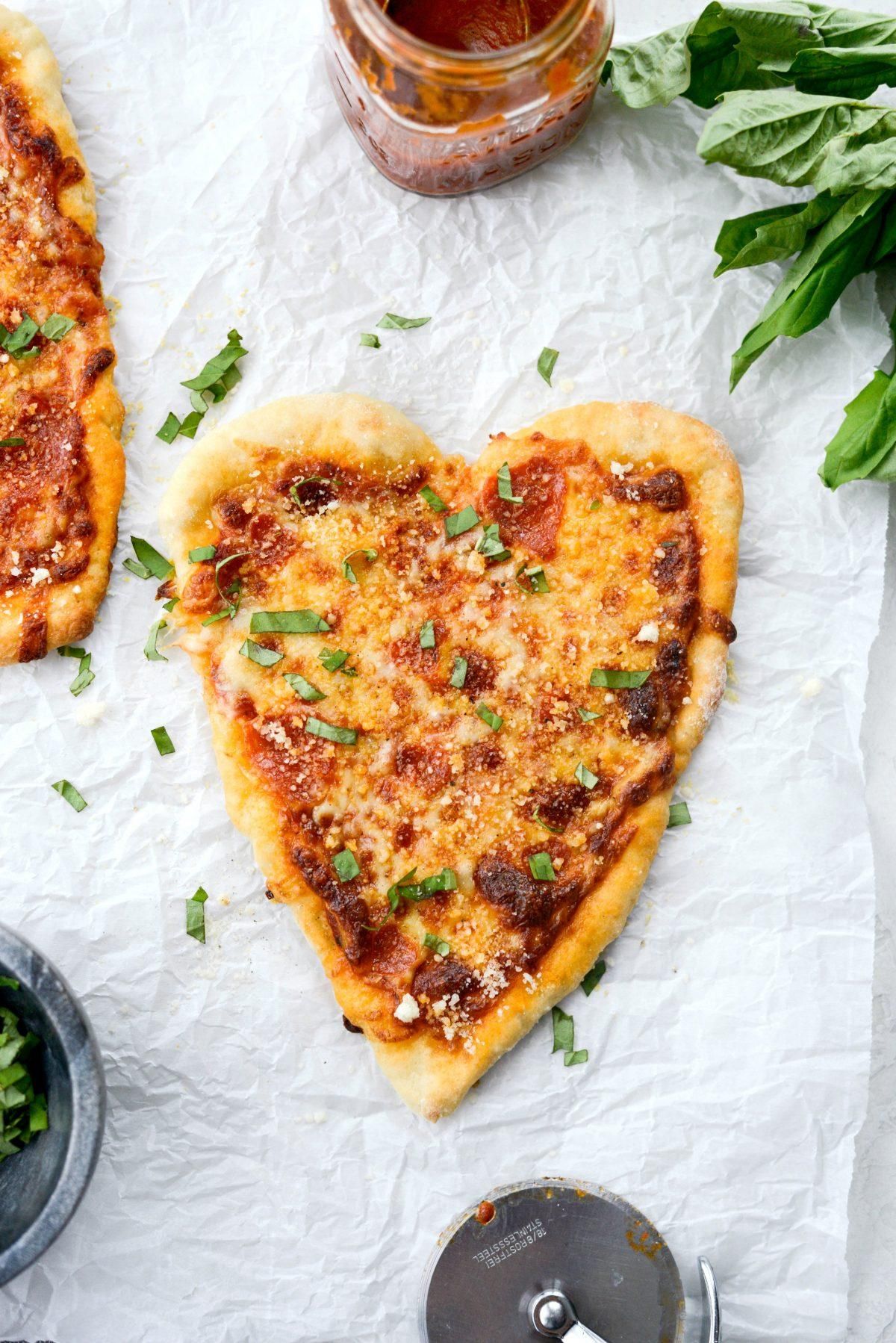 Heart-Shaped Pizza Recipe - How To Make At Home Or Order In - Brit + Co