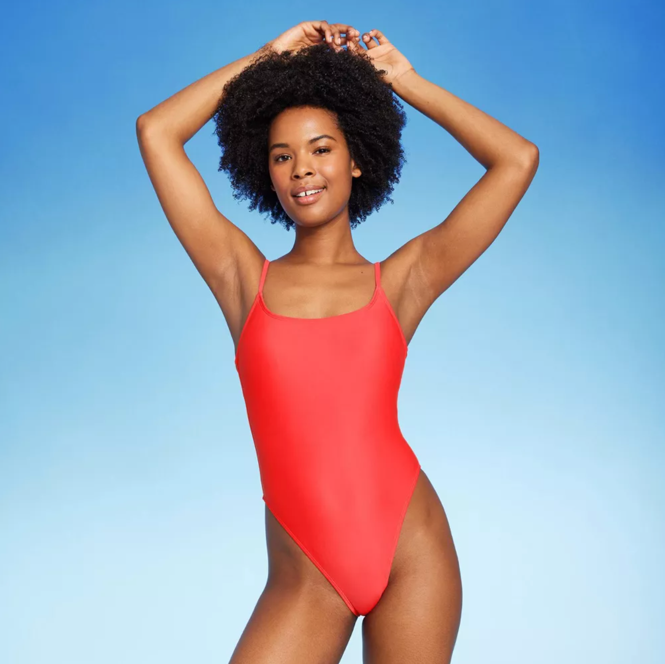 Swim 365 Women's Plus Size Zip-front One-piece With Tummy Control - 16,  Purple : Target