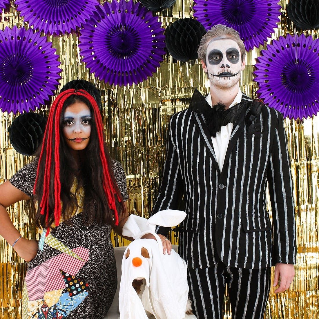 How to DIY an Easy Nightmare Before Christmas Couple s Costume