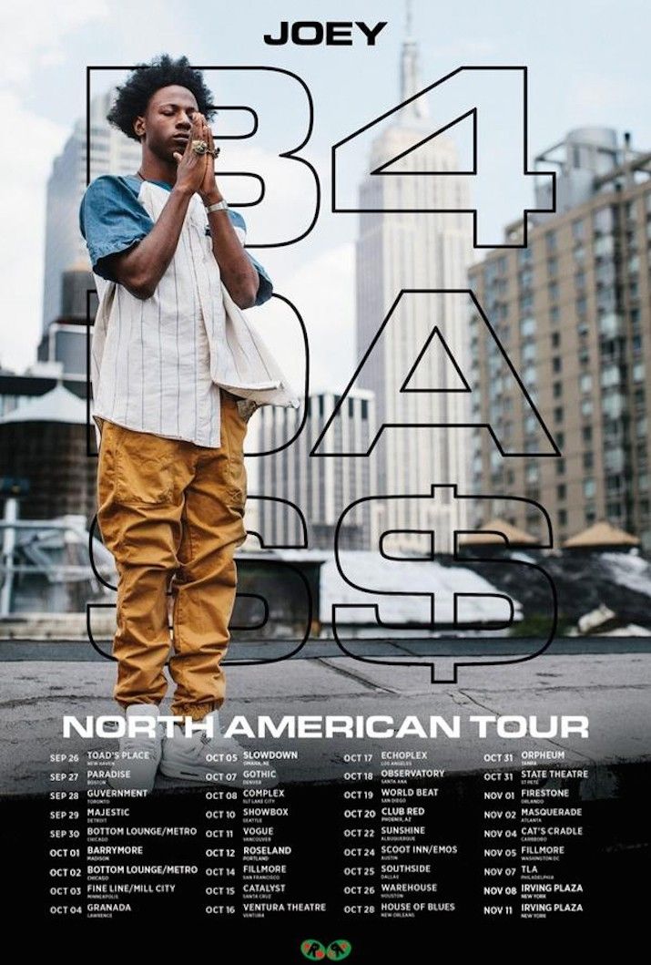 joey badass 2022 tour