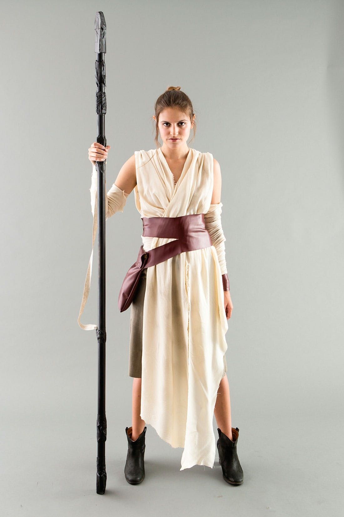 Embrace Your Star Wars Love and Make this Rey Costume for Halloween - Brit  + Co