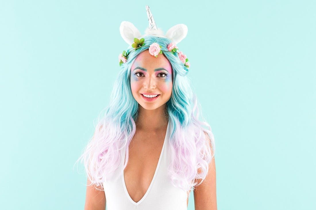 Fulfill Your Magical Dreams With This DIY Unicorn Costume - Brit + Co