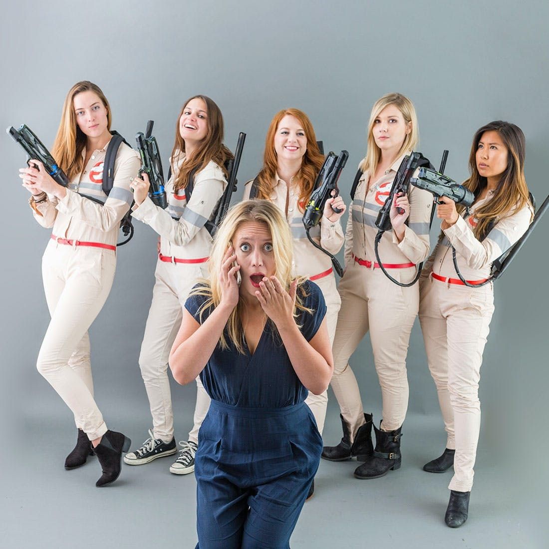 DIY Ghostbuster Costume For Your Friend Group - Brit + Co