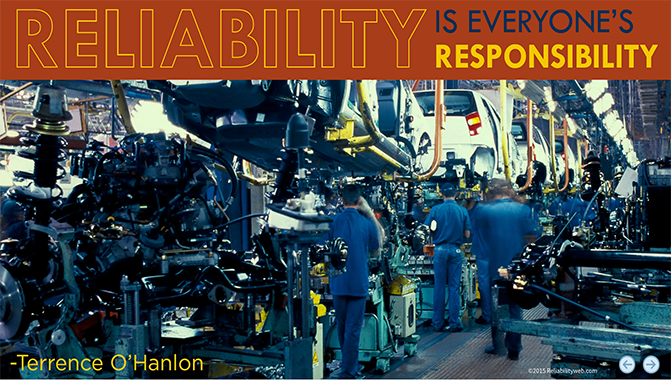 Reliability is everyone's responsibility