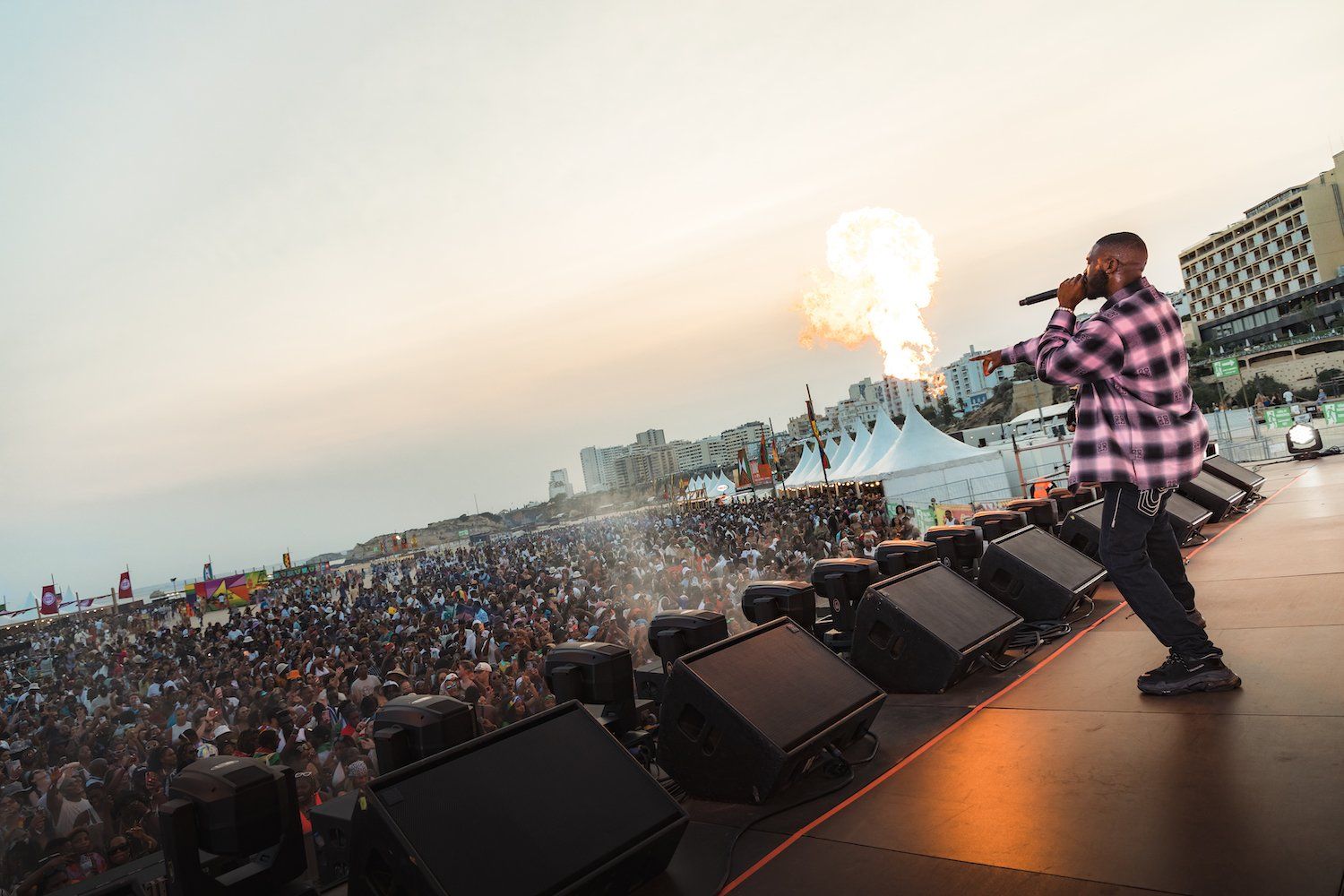 Afro Nation Portugal crowd.