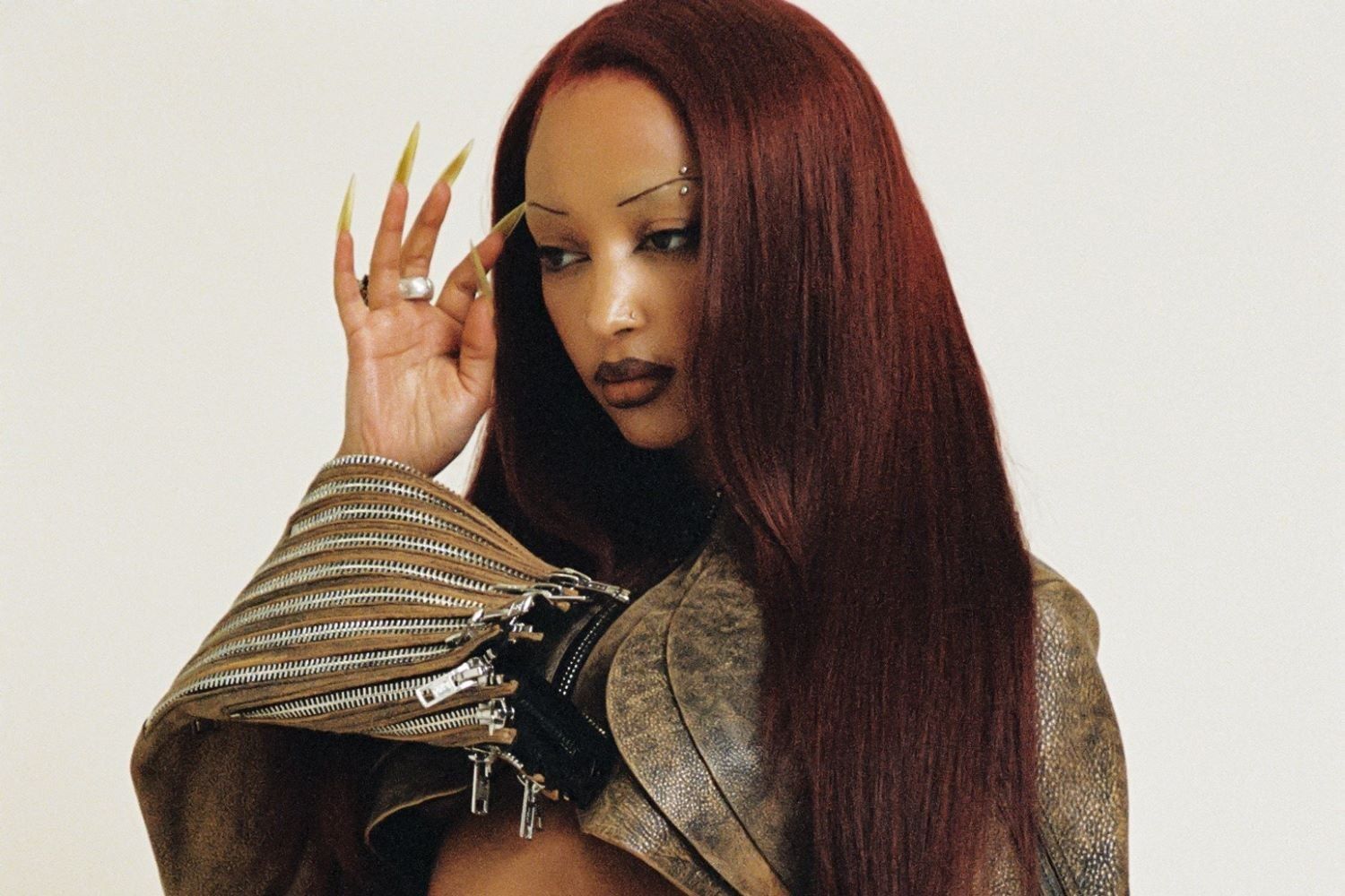Eritrean Dutch artist Rimon in a promotional image for her new album.