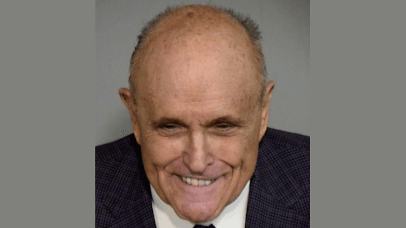 Rudy Giuliani mugshot