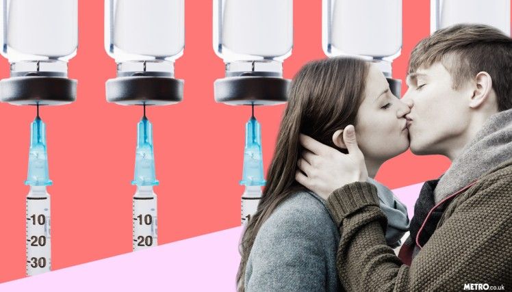kissing hormone getty metro