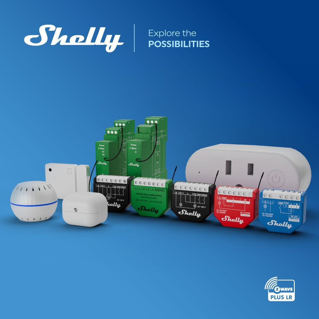 Shelly Launches Z-Wave Long Range Smart Home Devices - Gearbrain