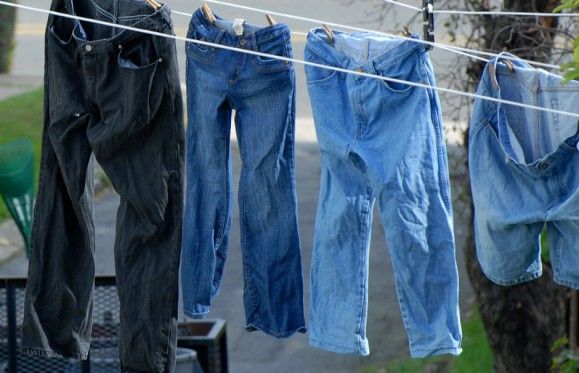 denim hanging