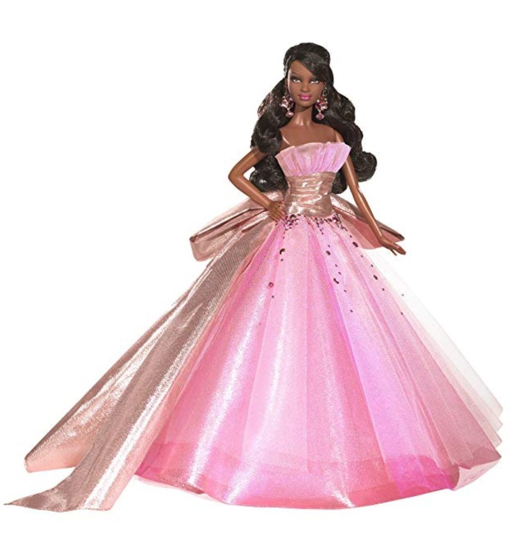 holiday barbie pink dress Hi Barbie! @the_symone looking #prettyinpink as the 1990 holiday barbie. Happy Holidays everyone! #HowieB #Holidays #Barbie #Symone #drag #Barbiedoll