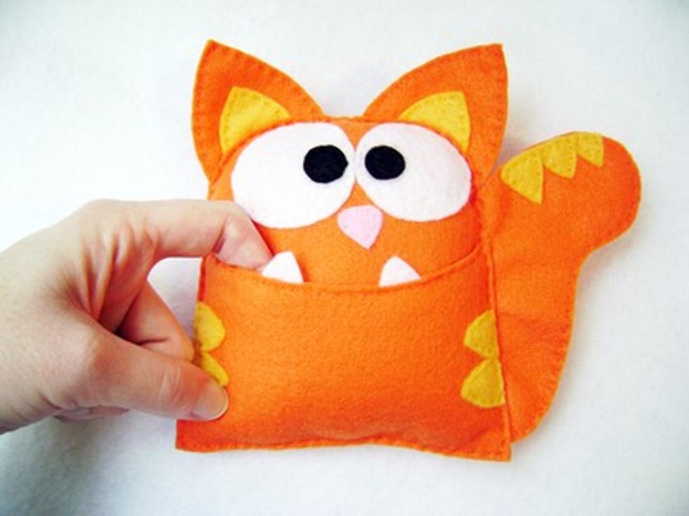 Handmade Kitty Cat Plush Toys Love Meow