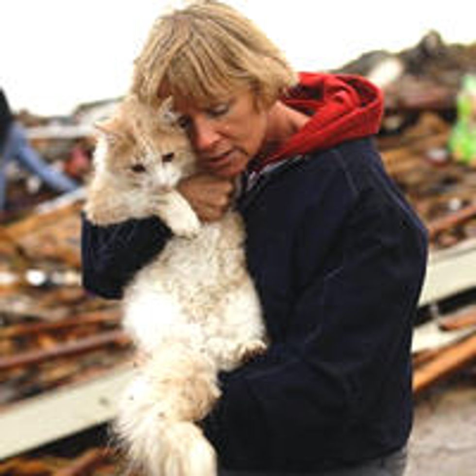 Emotional Reunion With Beloved Cat Found In Moore Oklahoma Tornado Rubble
