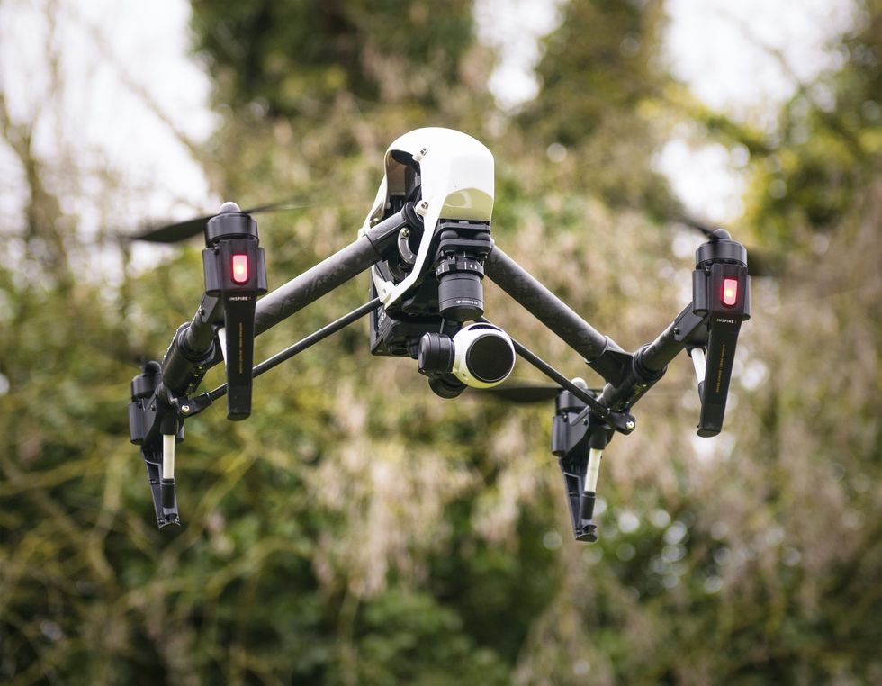 DJI Inspire quadcopter drone