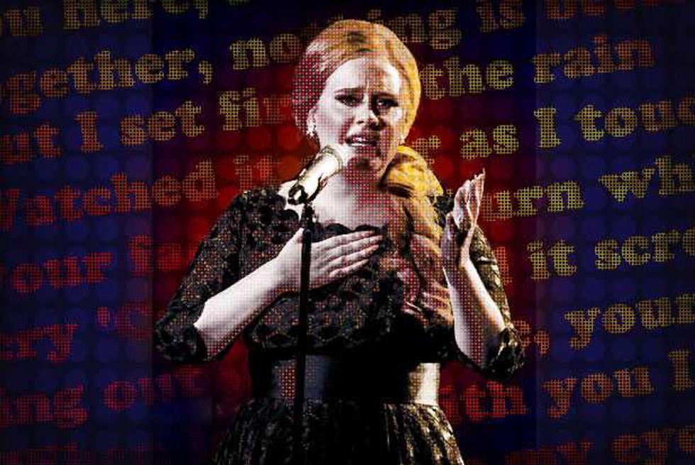 Let's Analyze The Lyrics To Adele's "Set Fire To The Rain"