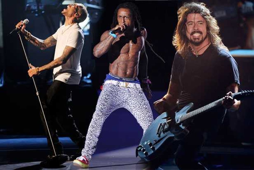 Woof: Breezy, Weezy, Foo Fighters, Deadmua5 and David Guetta to Join Forces at Grammys