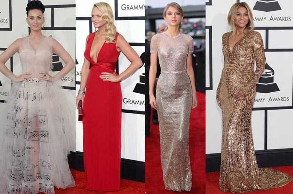Gorgeous in Gold---2014 Grammy Awards Best Dressed
