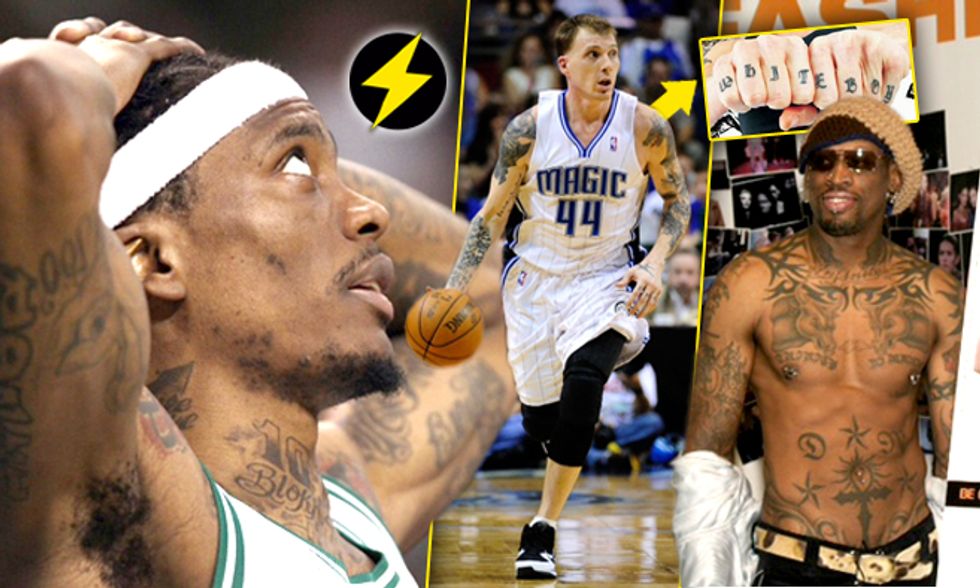 Basketball Body Art Blunders! The Most Disgusting Tattoos In NBA History