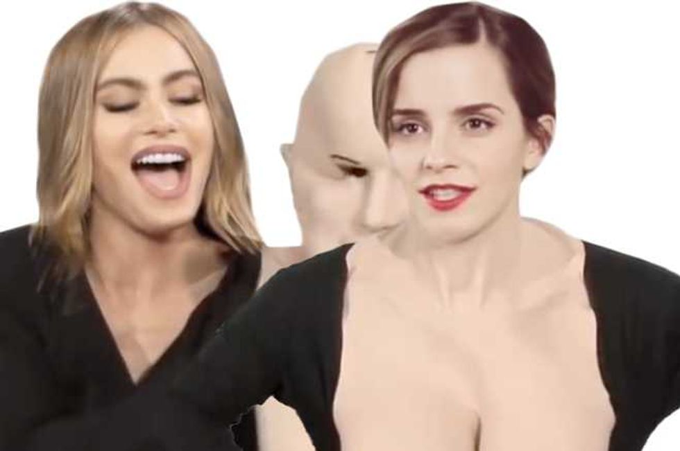 Emma Watson, Sofia Vergara In Topless, Rubber Video—THAT’S Whatcha Call Clickbait!