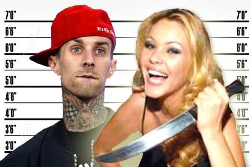 Travis Barker And Shanna Moakler Arrested For Making Death Threats