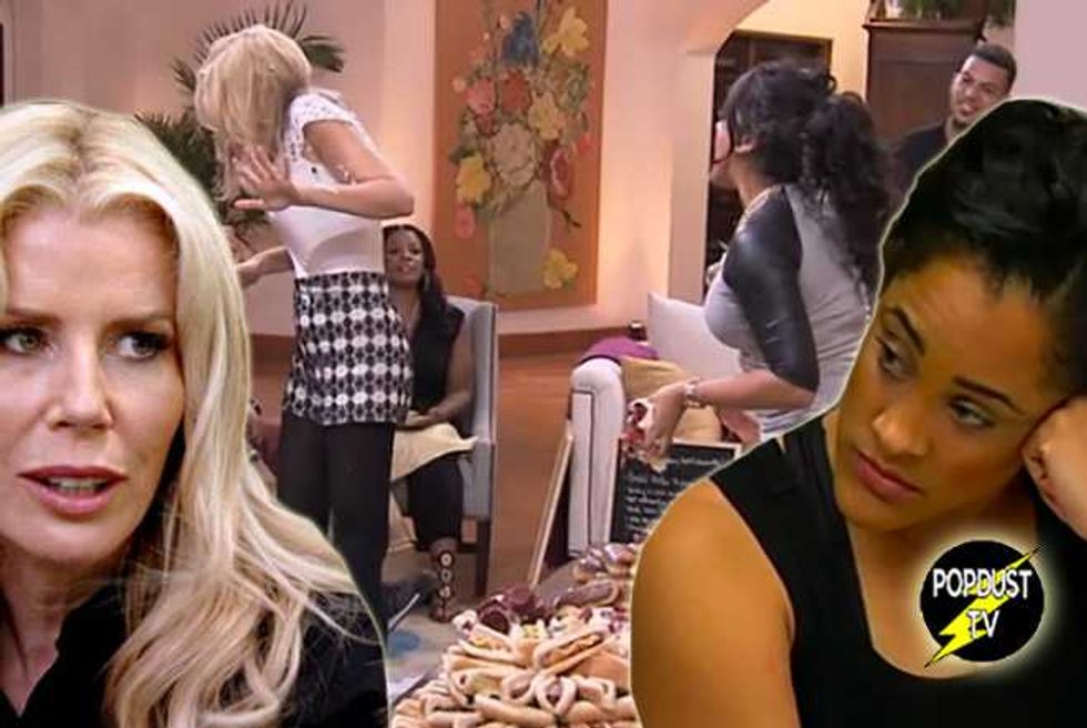 Marriage Boot Camp Reality Stars—Aviva Smacked In The Face With A Hotdog!